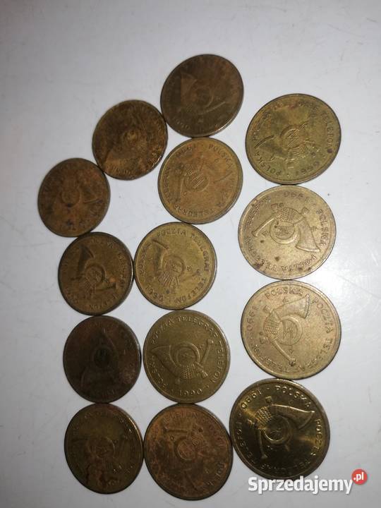 Żetony A i B Mennica Polska Miedź 1990 r sprzedam