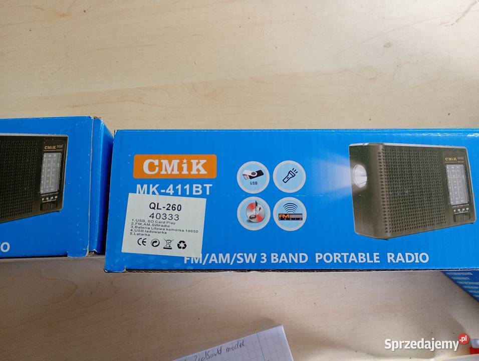 Przenośne radio Marki CMiK 44BT sprzedam