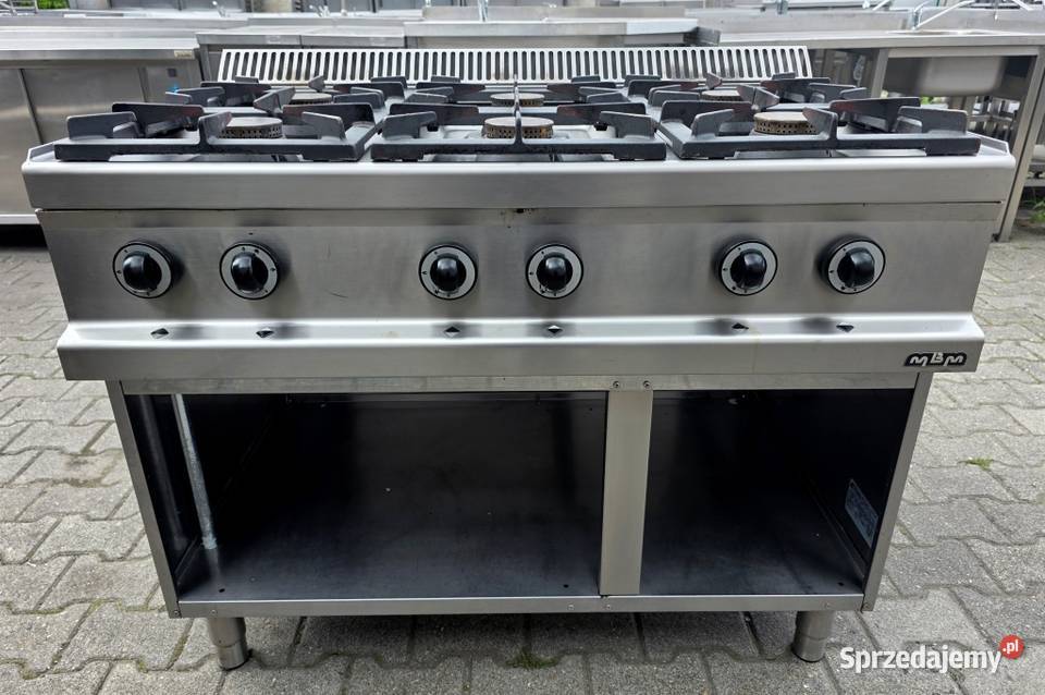 KUCHNIA GAZOWA 4 PALNIKOWA MBM BRESCELLO 42 KW