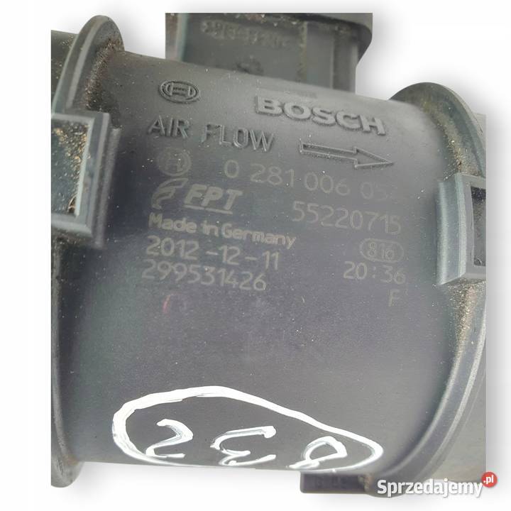 PRZEPŁYWOMIERZ Opel Combo D 13 CDTI 55220715 Chełm