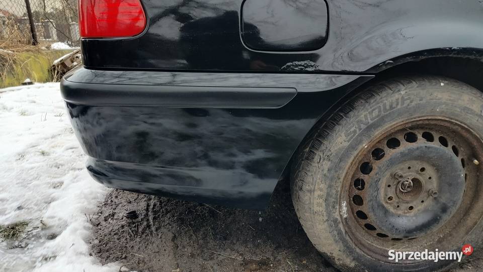Bmw e46 lift zderzak tył schwarz2 zderzaki Motoryzacja Aleksandrów Łódzki sprzedam