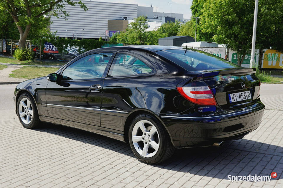 Mercedes C 200 C200 Kompressor Coupe niski Warszawa