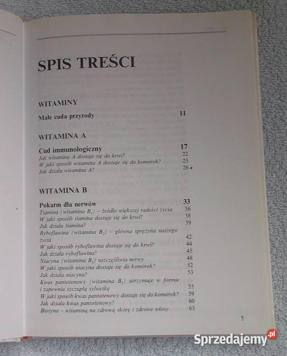 Witaminy książka z serii Biblioteczka zdrowia Suwałki