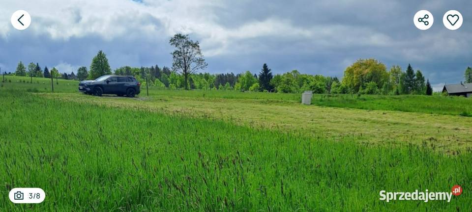 Działka Budowlana Uście Gorl8ckie Zalew 28m Uście Gorlickie