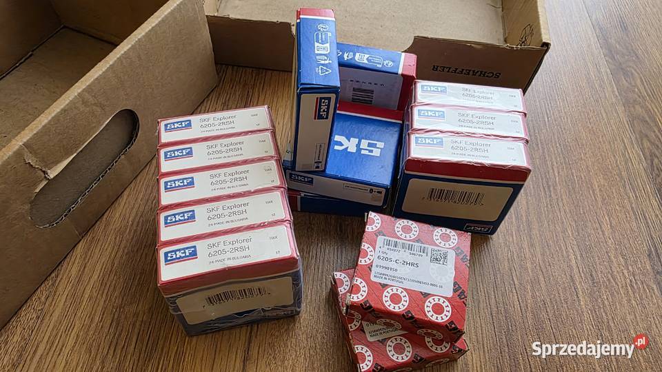 Łożysko 6205 SKF 25x52x15 NOWE FAG łódzkie