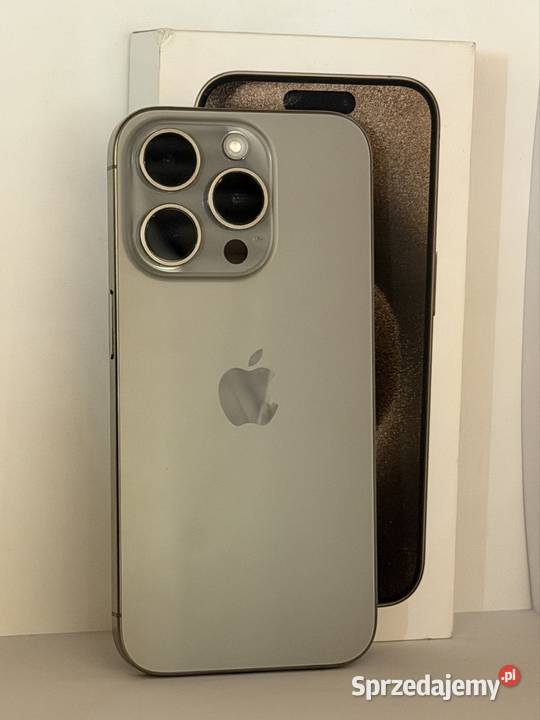 iPhone 15 Pro 128GB 100 Kondycja wielkopolskie Kalisz sprzedam