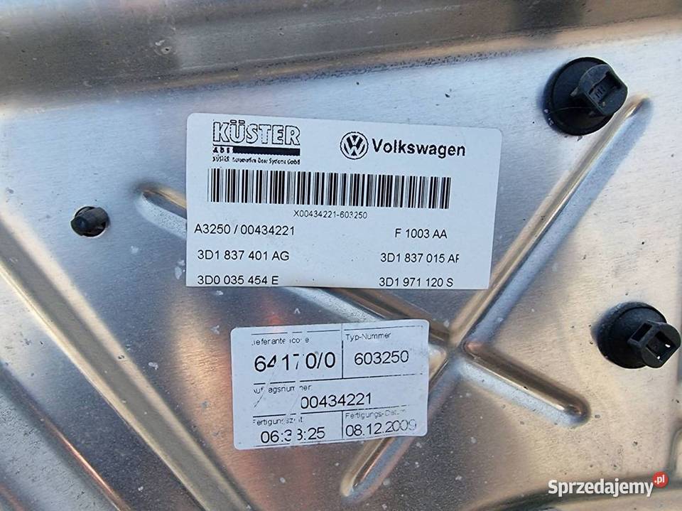 DRZWI LEWE PRZÓD VOLKSWAGEN PHAETON V6 TDI Lipno