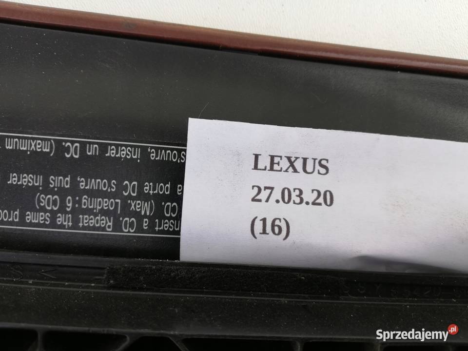 OSŁONA DEKOR ZAŚLEPKA LISTWA KONSOLI LEXUS LS430 Nowy Tomyśl