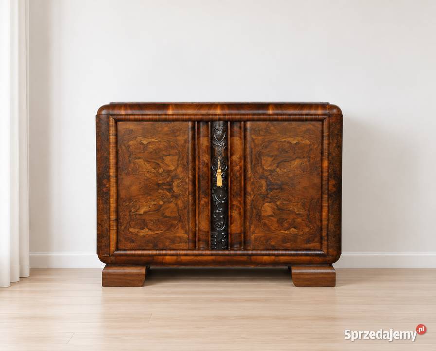 Komoda Art Deco antyk rzeźba Poznań