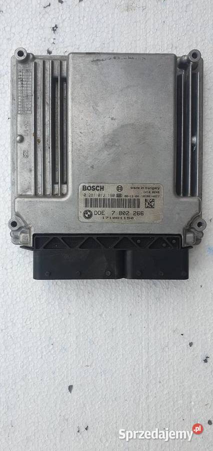 Sterownik silnika BMW e60e61 m57 30d 218 Rok produkcji 2004 Układ elektryczny