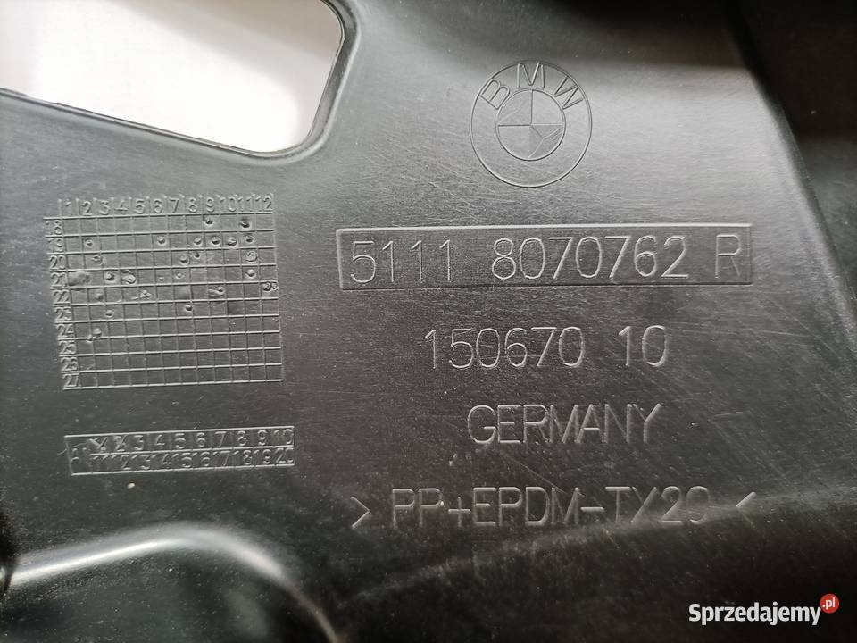 BMW M8 F91 F92 F93 ŚLIZG MOCOWANIE WKŁADKA wielkopolskie