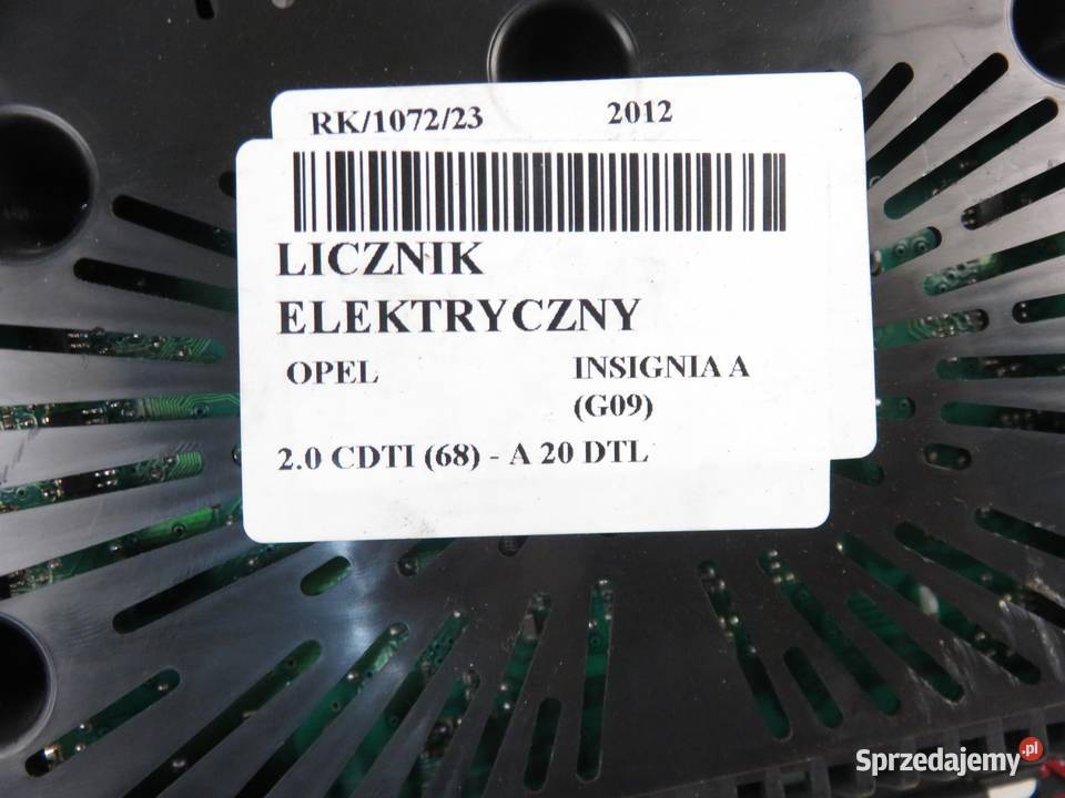 LICZNIK OPEL INSIGNIA A G09 20 CDTI 20930202 małopolskie sprzedam
