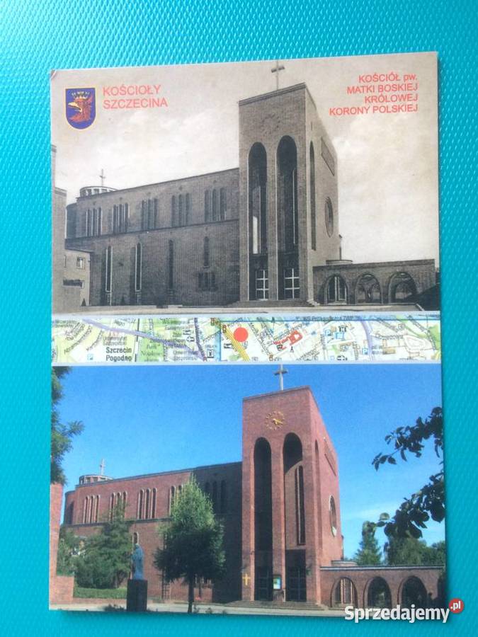 918 Kościoły Szczecina Widok Z Lat 1935 I 2005 Szczecin sprzedam