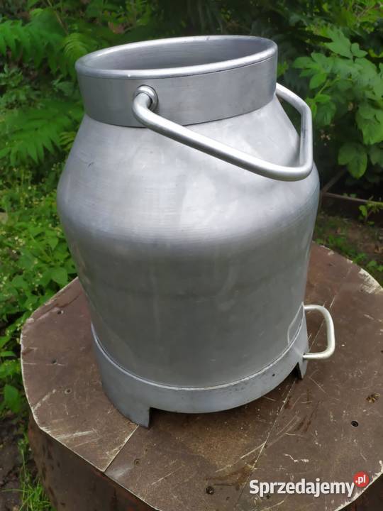 Aluminiowa bańka do dojarki na mleko sprzedam