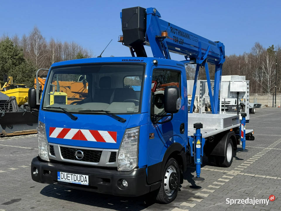 Nissan Cabstar Podnośnik Koszowy 22m RUTHMANN Widełki