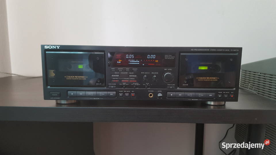 SONY STEREO CASETTE DECK TCWR770 Nowy Sącz
