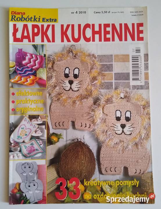 Diana Robótki Łapki kuchenne 42010 Czasopisma Kultura i Rozrywka pomorskie