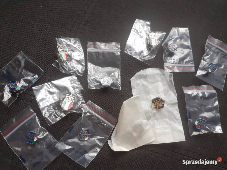 Piny Włoskiej Federacji narciarskiej olimpijskie Warszawa