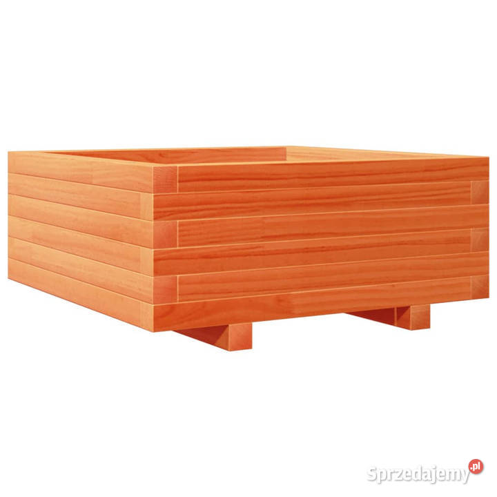 Donica ogrodowa woskowy brąz 60x60x265 drewno Warszawa