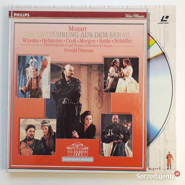 Wybitne opery na płytach Laser Disc Mozart Verdi sprzedam