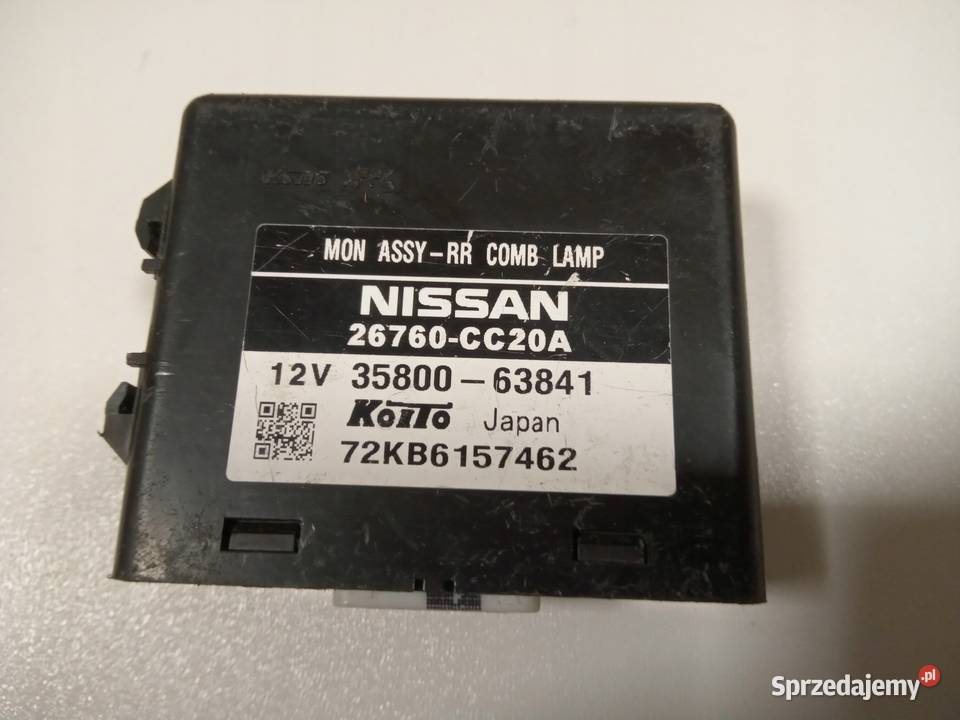 MODUŁ STEROWNIK LAMPY NISSAN MURANO Z50 wielkopolskie Nowy Tomyśl