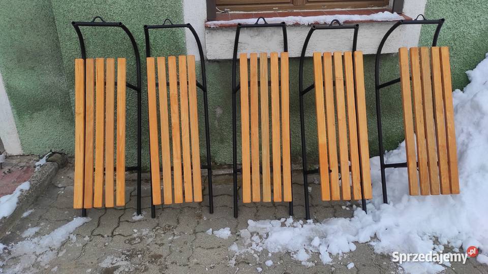 Sanki metalowe Nowe spawane sznurek warmińsko-mazurskie Morąg