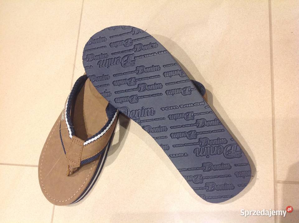 Klapki Japonki Męskie TOM TAILOR r 40 nowe inna Nowa Sól sprzedam