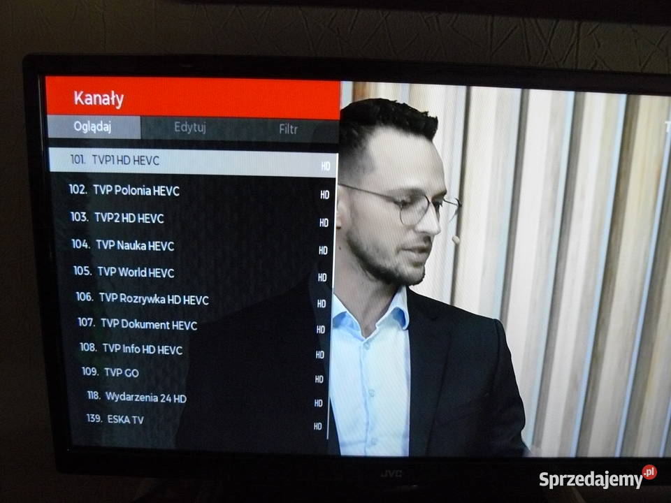 Telewizor led 24 cale Hevc nowy system satelita Nowa Sól