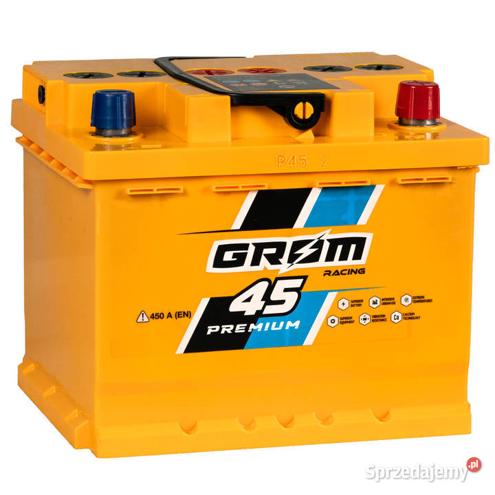NOWY Akumulator Grom Racing 45Ah 450A EN PRAWY Akumulatory Konin