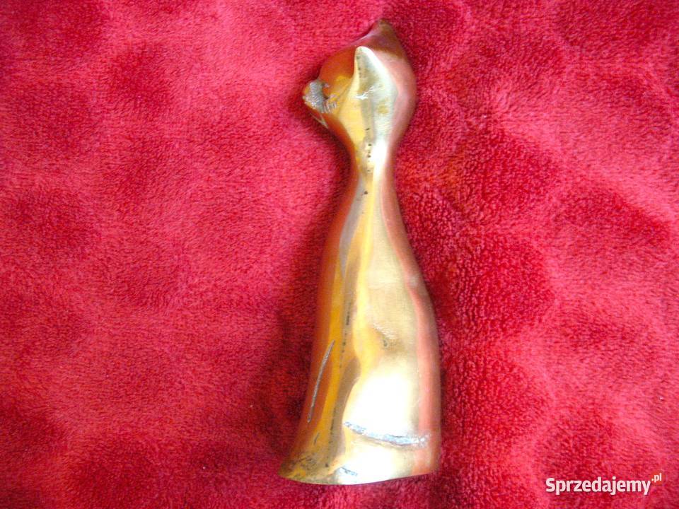 Kot smukły kotek z mosiądzu 15 x 55 x 5 Siedlce sprzedam