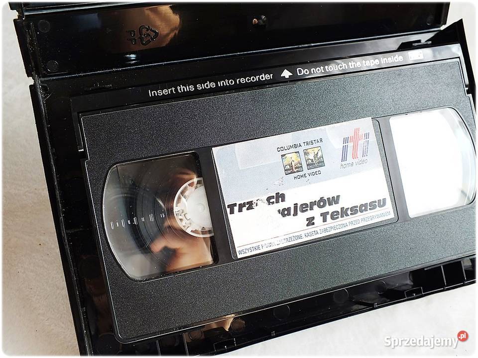 Kaseta VHS Trzech frajerów z Teksasu Film na lektor Żary