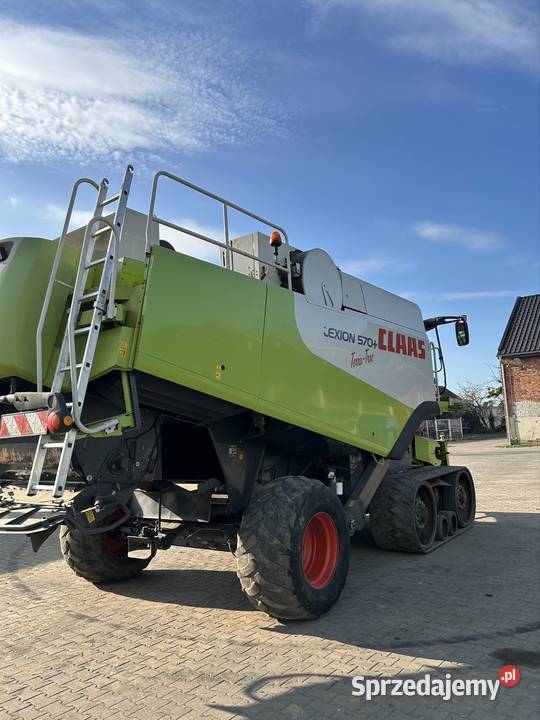 Claas Lexion 570 TerraTrac Czujniki strat ziarna Wawelno