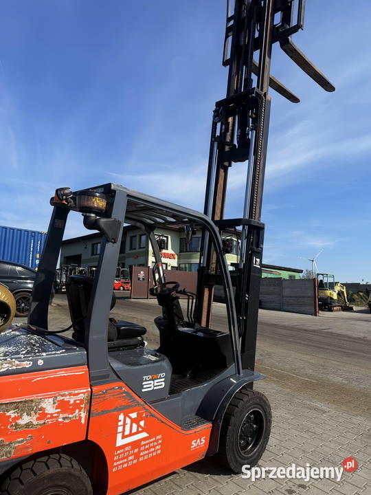 wózek widłowy TOYOTA 8FGJF35 3500 430m silnik 4Y sprzedam