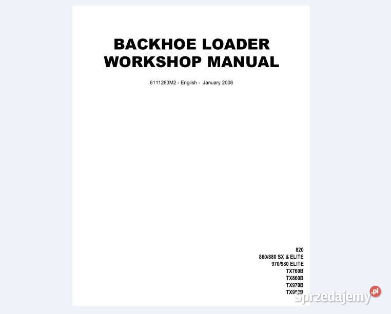 TEREX 820 860 880 SX Elite 970 980 Elite