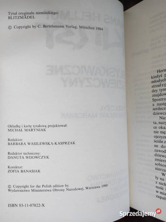 Błyskawiczne dziewczyny Hans Hellmut Kirst miękka Kielce