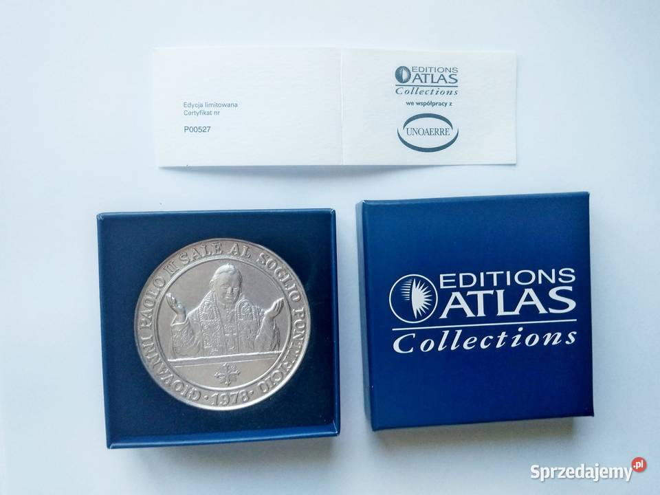 Medal Intronizacja Jana Pawła II wyd Edition Gdynia