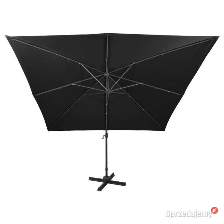 Parasol wiszący z lampkami LED i słupkiem 300 mazowieckie Warszawa