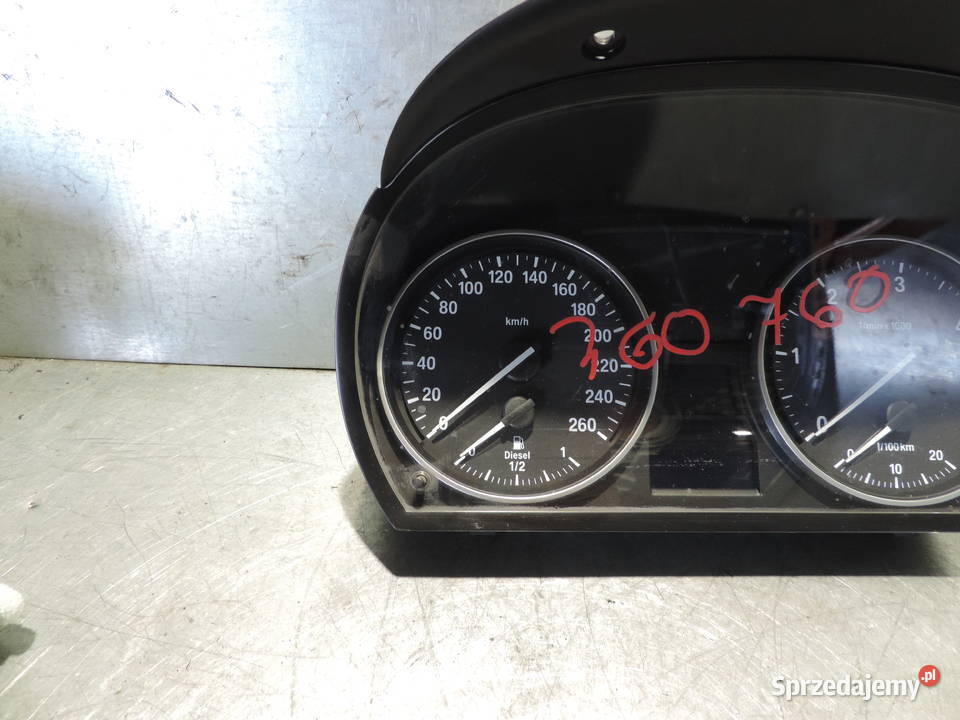 LICZNIK ZEGARY BMW E90 E91 30D 916685902 Rok produkcji 2008 małopolskie Nowy Sącz sprzedam