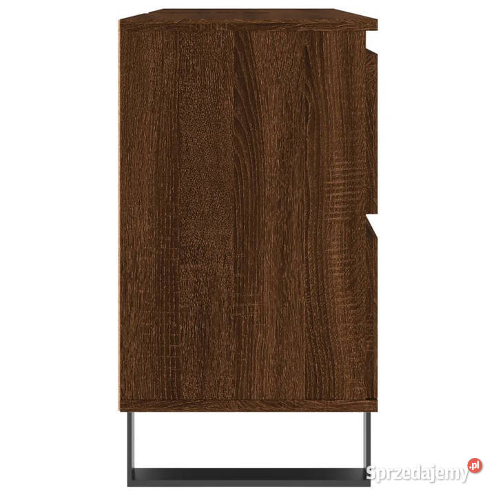 Szafka łazienkowa brązowy dąb 80x33x60 WM831667 Łazienkowe Warszawa