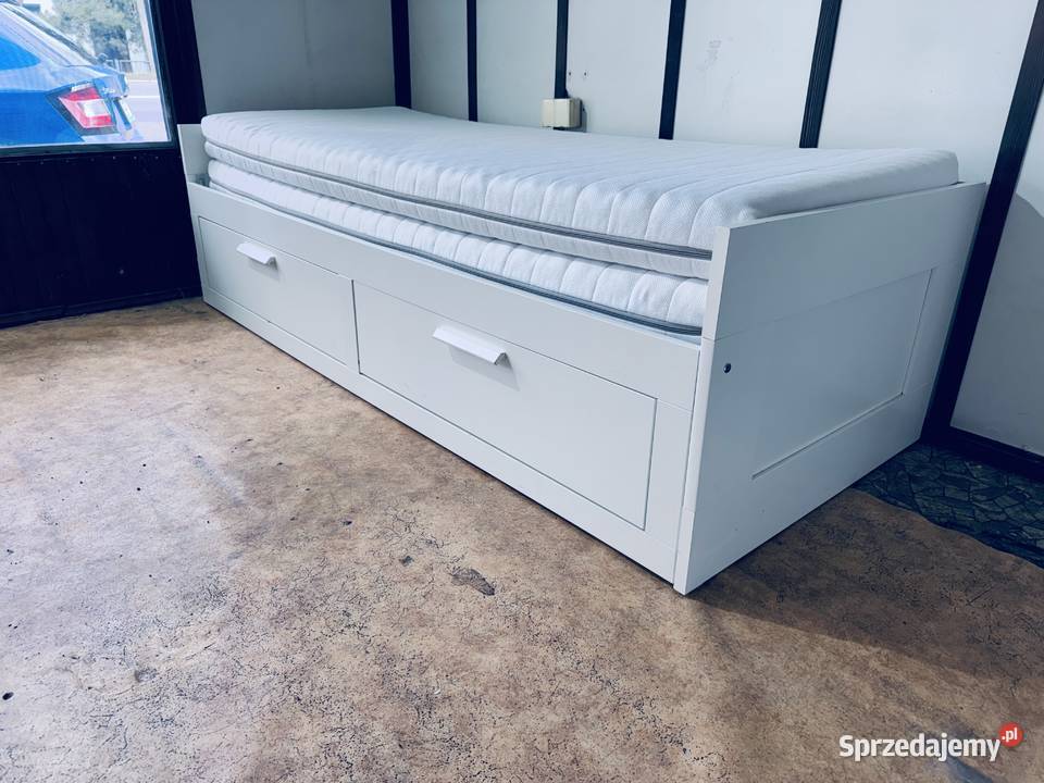 IKEA BRIMNES Leżanka Łóżko z 2 szufladami 2 Rybnik