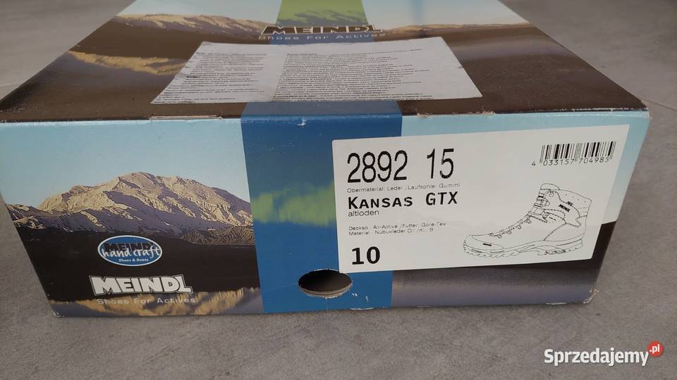 Buty turystyczne Meindl Kansas GTX małopolskie Wieliczka