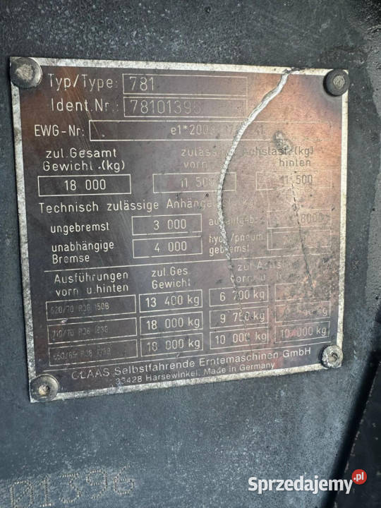 Claas Xerion 3800 Dyferencjał Wkład Mostu Środek
