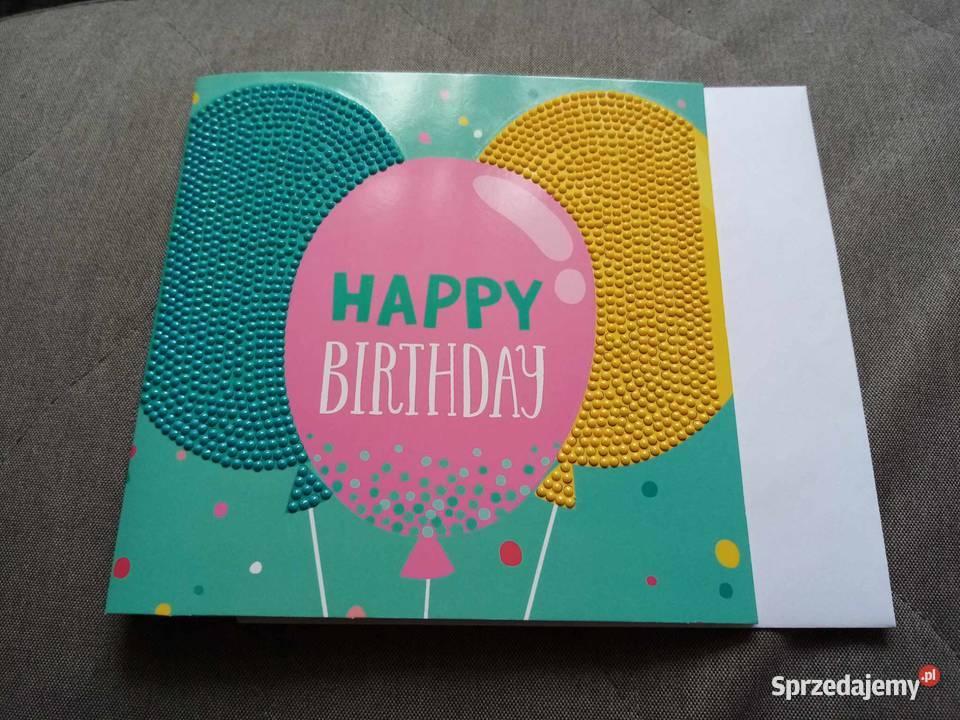 Kartki okolicznościowe haft diamentowy wielkopolskie Jarocin sprzedam