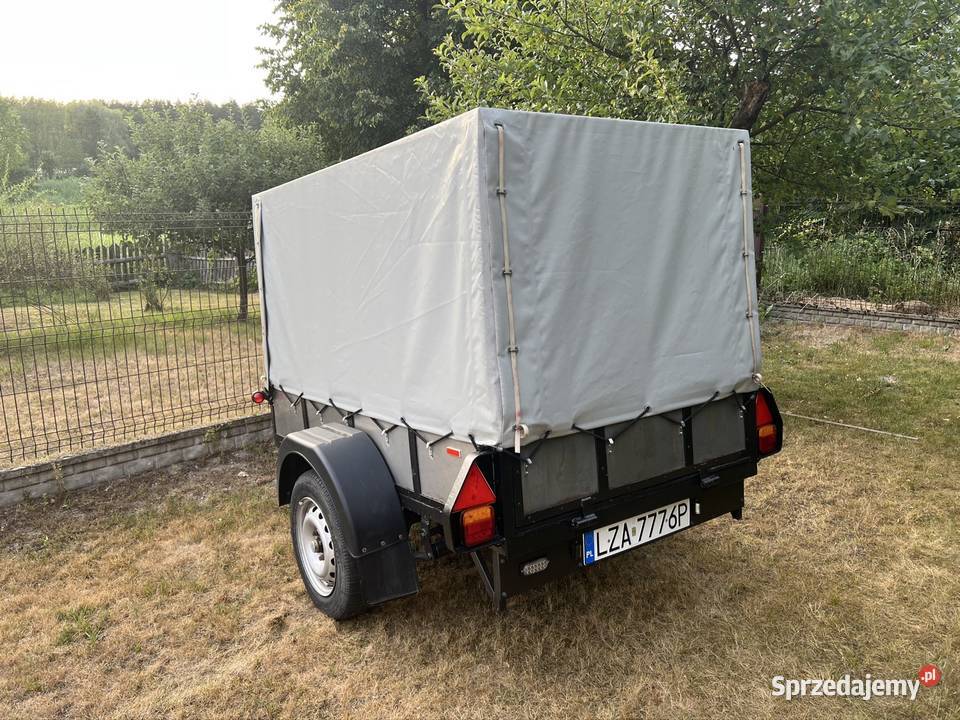 Przyczepa lekka SAM DMC 750 plandeka resor led 1 Krasnobród