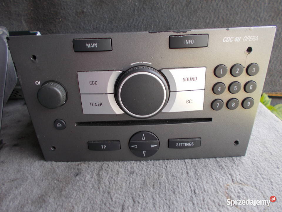 opel VECTRA C radio CDC 40 OPERA Zamość