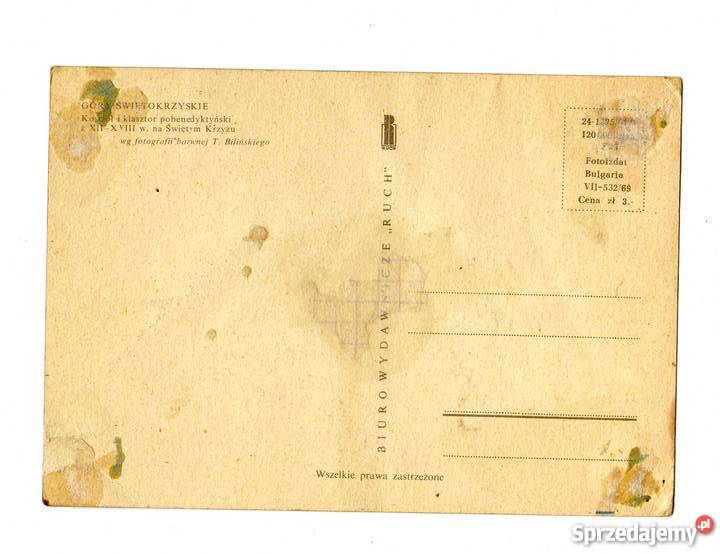 GÓRY ŚWIĘTOKRZYSKIE KLASZTOR NA ŚWIĘTYM KRZYŻU Krynki sprzedam