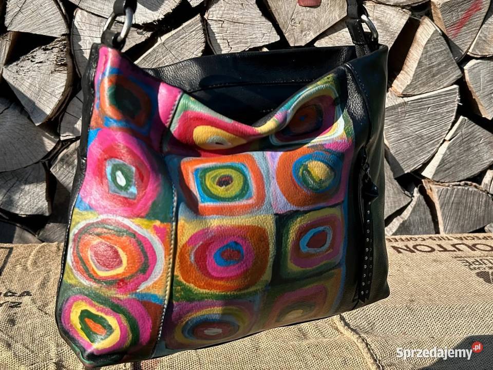 Skórzana torebka hobo w idealnym stanie sprzedam