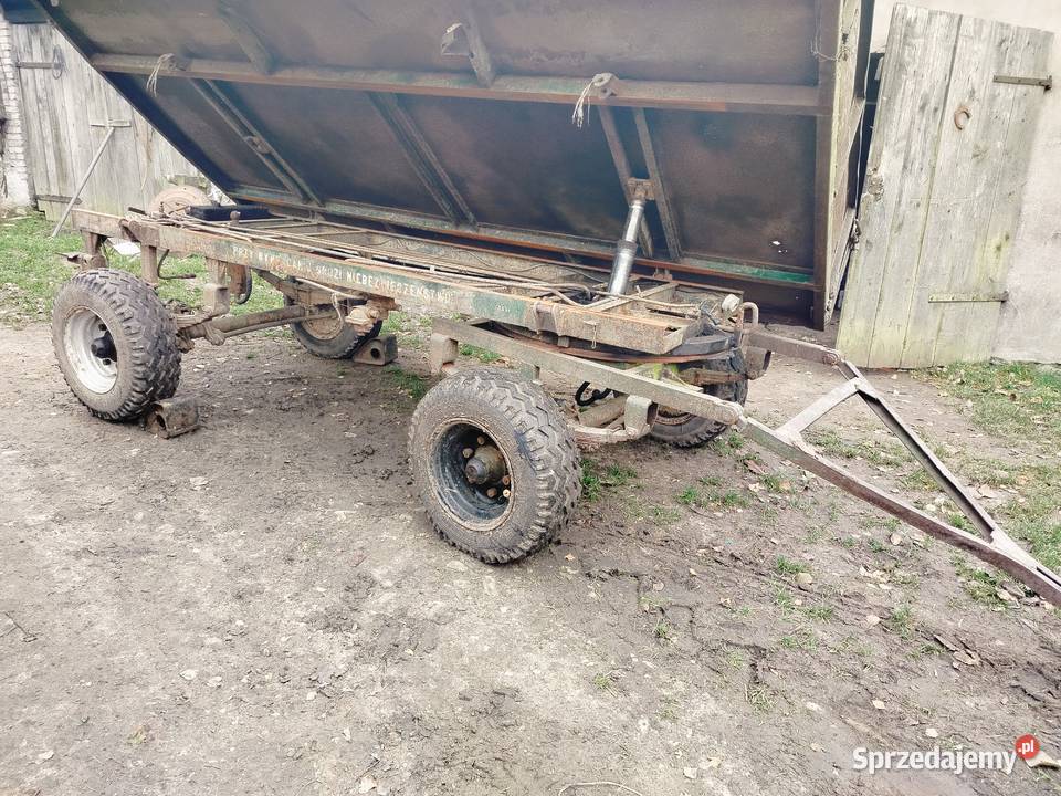 Przyczepa d35 wywrotka kaczka nieuszkodzony Lidzbark Warmiński sprzedam