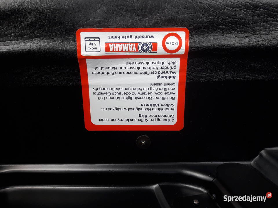 Ładne kufry boczne YAMAHA XJ Diversion stelaż 2 Akcesoria