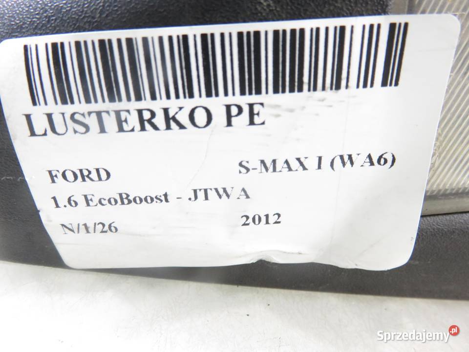 LUSTERKO PRAWE FORD S I LIFT 12 PIN L1 sprzedam